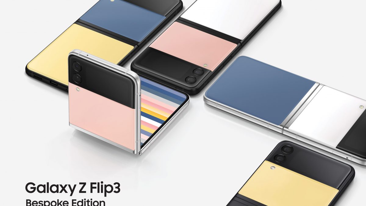 Samsung reveló el Galaxy Z Flip3 Bespoke Edition