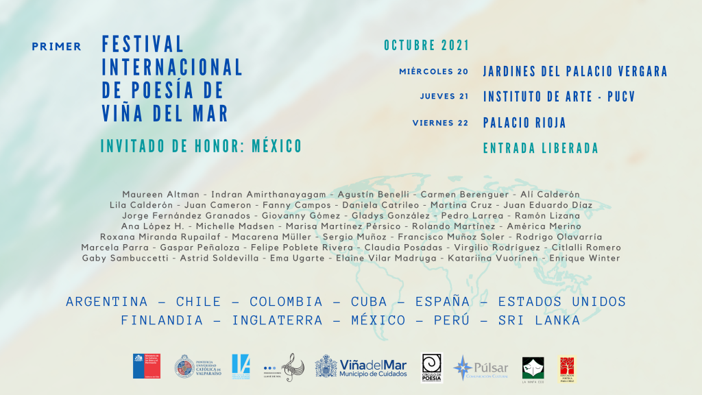 Viña del Mar se prepara para su Primer Festival Internacional de la Poesía