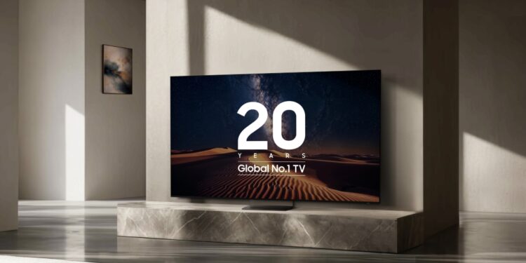 Samsung liderando por 20 años el mercado de televisores a nivel global