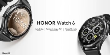 HONOR Watch 6 aterriza en Chile con la mayor autonomía del mercado