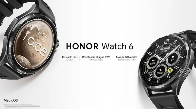 HONOR Watch 6 aterriza en Chile con la mayor autonomía del mercado